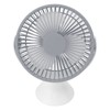 Mini Desk Fan with Hook USB Rechargeable 3 Speeds Wind