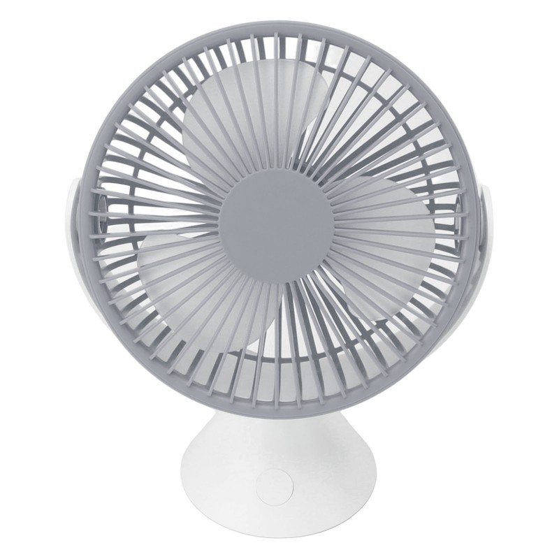 Mini Desk Fan with Hook USB Rechargeable 3 Speeds Wind