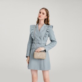 Miss Lulu Clutch Bags for Women Hard Shell Clutches Beading Dinner Bags Ladies Pure Evening Handbags with Removable Chain, gold