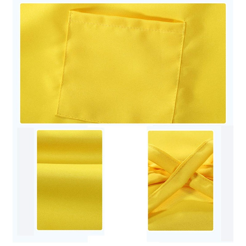 Emfay Smock Children's Plain Apron for Boys and Girls, Lunching,