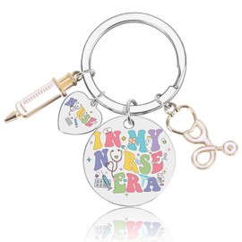 Luvsweets Nurse Gifts Keychain for Women - Nurses Week Appreciation Nursing Students Graduation Gifts, Medical Assistant Presents, Nursing Birthday Thanksgiving Christmas Presents Accessories