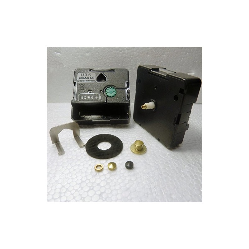 New Replacement UTS High Torque Euroshaft Quartz Clock Movement (Shaft