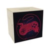 Wooden Money Box with Retro Controller in Red for Video