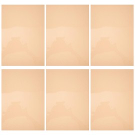 Operitacx 6 Sheets Filter Plate, Transparent Bookmark, Clear Color Correction Film, Color Film Plastic Sheets, Color Gel for Lighting, Blackout Stickers, Color Photo Gel, Tinted Gel Filter, La