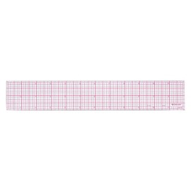 Westcott 8ths 12-Inch Beveled Transparent Ruler (B-70)                                                                                                