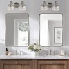 ANDY STAR Brushed Nickel Bathroom Light Fixture, 2 Light Bathroom