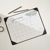 Cabbrix Desk Calendar 2025-2026 with Desktop Mat, Simple Desk Pad