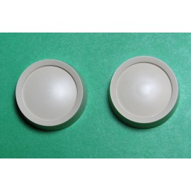 Russound (2) Ivory D-Shaft 38X13 Leviton Knobs for Volume Control Russound, M&S, etc