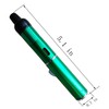 Torch Lighter,Handheld Multifunctional All-in-One Tube Built-in Detachable Windproof Lighter,Outdoor,Indoor,Camping,Candle,Birthday,Green (2PCS)