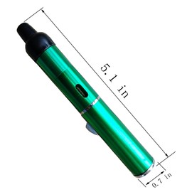 Torch Lighter,Handheld Multifunctional All-in-One Tube Built-in Detachable Windproof Lighter,Outdoor,Indoor,Camping,Candle,Birthday,Green (2PCS)