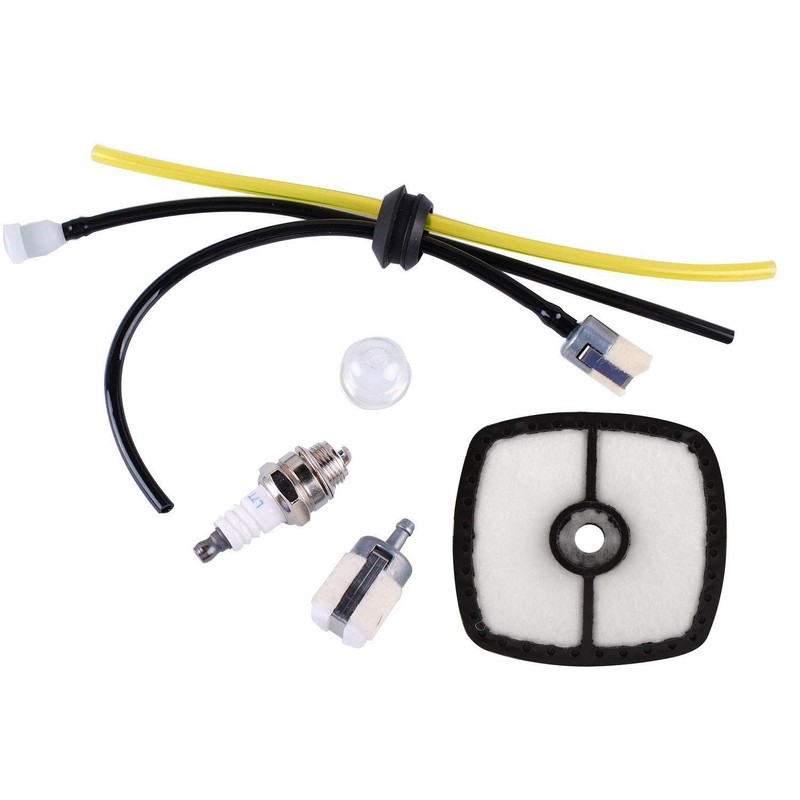 Podoy SRM210 Air Filter RePower Kit with Spark Plug Primer