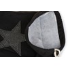 styleBREAKER Turnbeutel mit Strass Stern Applikation, Glitzerstein Rucksack, Beutel, Unisex