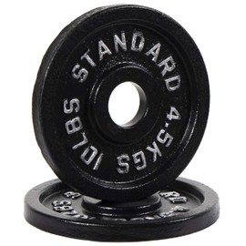 BalanceFrom Cast Iron Olympic 2-Inch Weight Plate, Pair