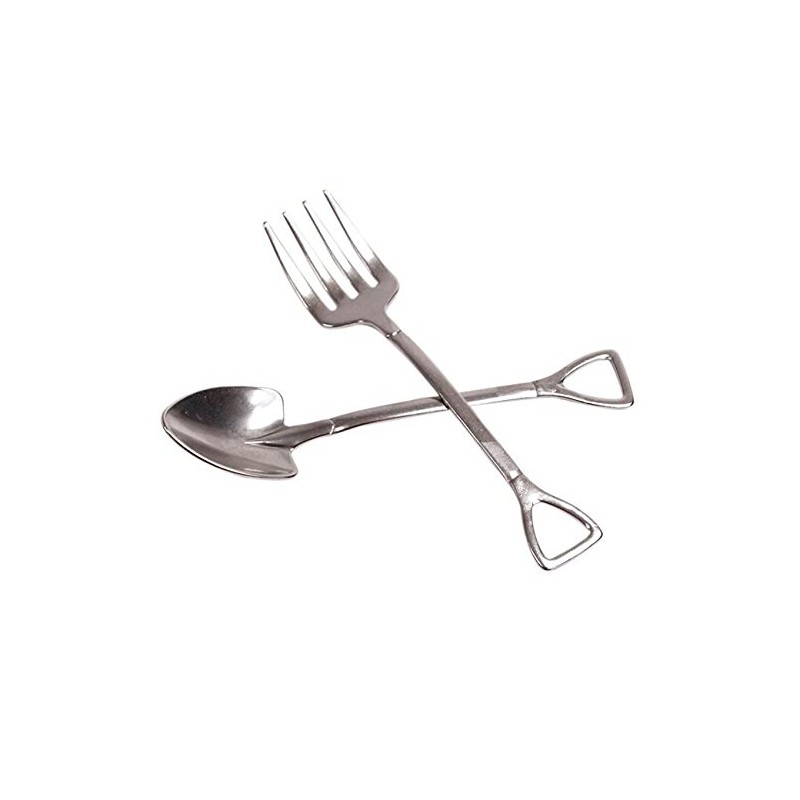 Set 4 Gardeners Cutlery Shovel And Fork 2+2