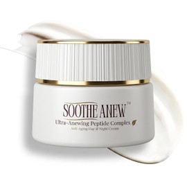 Crema facial antienvejecimiento, crema multipéptida, crema reparadora de arrugas profundas, para piel madura y seca, crema de noche de péptidos, 1.7 onzas líquidas