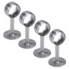 Antrader 4-Pack Stainless Steel 1.26 Inch Dia Wardrobe Closet Rod