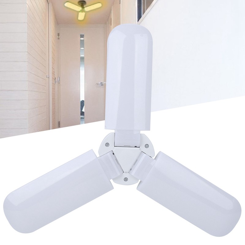 AC85‑265V E27 LED Garage Light Foldable 5400LM Ceiling Lights High