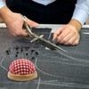 500 Pcs Drawing Push Pins Map Pins, VEGCOO Black Push