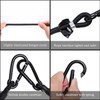 LOOGI Bungee Cords with Carabiner, 4 Set 30 cm (30cm