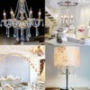 H&D Pack of 12 Clear Crystal Chandelier Lamp Lighting Drops