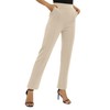 EXCHIC Women's Yoga Dress Pants Stretchy Casual Slacks Straight Leg