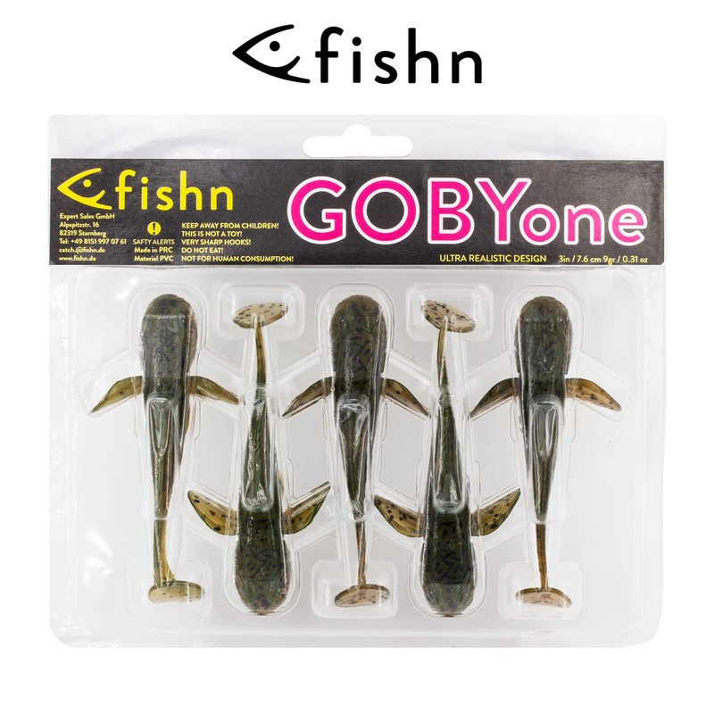 Set of 5 FISHN GOBYone 7.6 cm 9 g Ultra