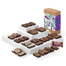 Fairytale Brownies Celebration Sprite 36 Individually Wrapped Gourmet Chocolate Food Gift Basket for New Home Anniversary New Baby and More - 3 Inch x 1.5 Inch Snack-Size Brownies - 36 Pieces - Item CG236