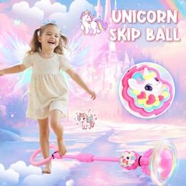 Ankle Skip Ball for Kids Girls Toy for Toddler Ages 3-8 Game Birthday Presents Toys for Garden Outside Kids Adult Gifts for Age 3 4 5 6 7 8 Years Old Kids