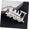 TEHAUX Metal Locomotive Train Keychain Pendant Sturdy and Fashionable Keyring