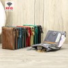 Contacts Soft Leather Wallet for Women and Men Small Bifold