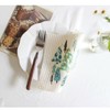TREEWOO Kitchen Dish Towels Reusable Dishcloths Set of 6 Natural
