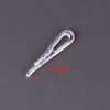 50PCS U Shape Clear Plastic Alligator Clips Shirt Folding Clips
