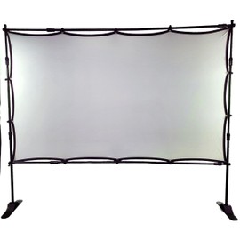 Portable Projector Screen | 90" Wide x 52" Tall Screen with Adjustable Frame | 104" Diagonal | Indoor/Outdoor