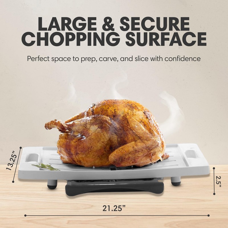 XL Deluxe Meal Prep System Cutting Board - Large Carving