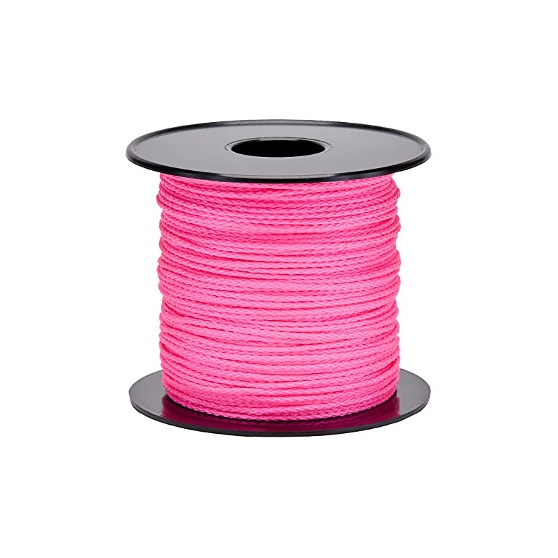 Flandria 425SR 100m Polypropylene Braided Pink 1.5mm Diameter