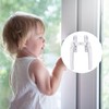 Nebulixq 2PCS Window Handles – Locking White UPVC Replacement Handles