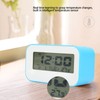 LCD Kids Alarm Clock Backlight Musical Alarms Birthday Reminder Blue