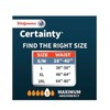 Certainty Men's ComfortLux Underwear, S/M 28-40 inch Waist, Maximum Absorbency,