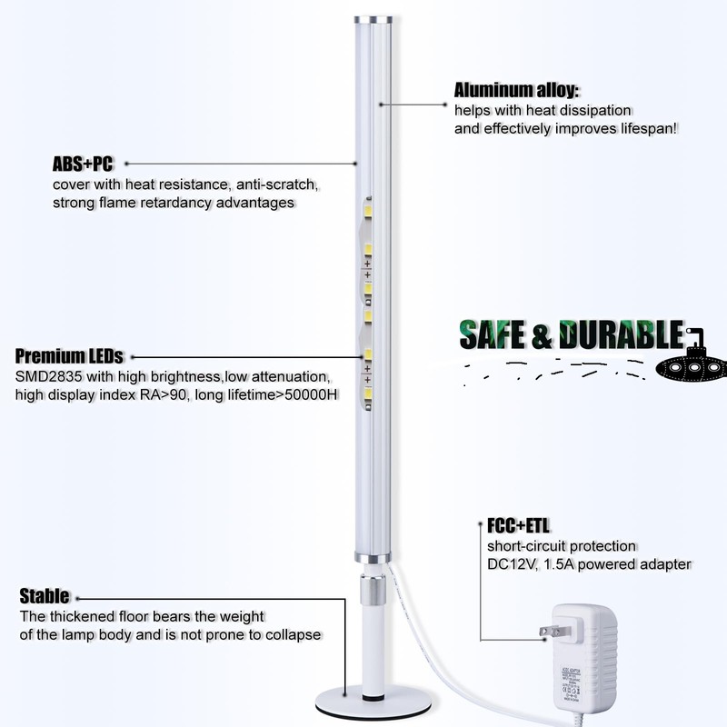 LED Vanity Lights for Mirror, Ultra bright/RA90/6000k/Dimmable LED Makeup Lights,