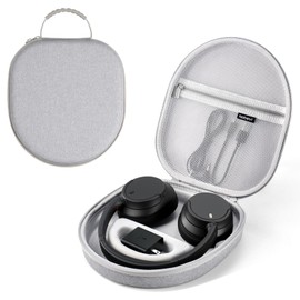 Nabevi Headphones Case for Sony WH-CH720N WH-CH710N WH-CH520 WH-CH510 WH-1000XM4, Headphone Case for JBL Tune 720BT 710BT Bluetooth Headphones, Protective Travel Case, Grey