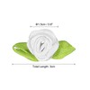 PATIKIL 15mm Tiny Satin Ribbon Rose, 300 Pcs Fabric Flowers