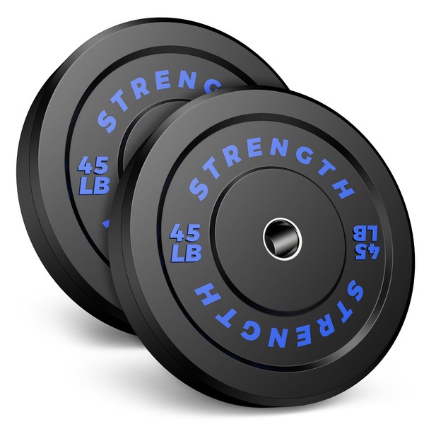 Olympic Rubber Bumper Weight Set - 2 Inch Barbell Plates