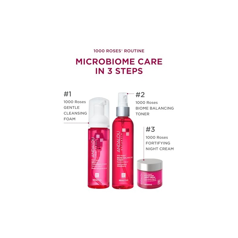 Andalou Naturals 1000 ROSES® Fortifying Night Cream