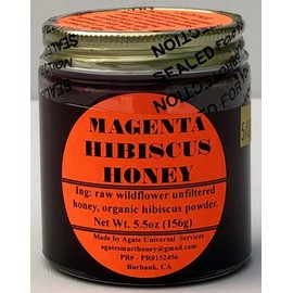 MAGENTA HIBISCUS HONEY 5.5oz.