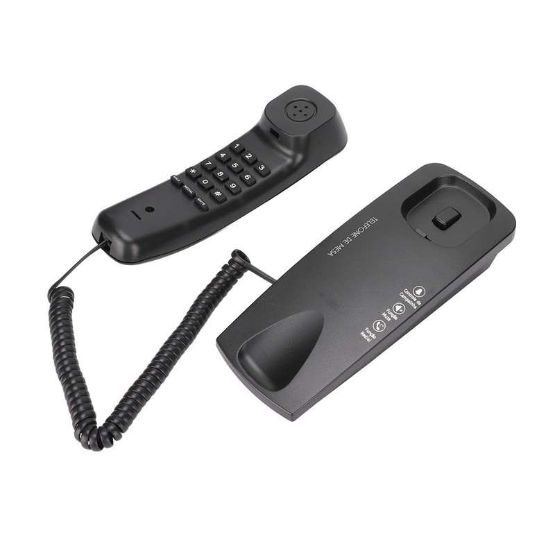 KXT1042 Wall Phone Wired Fixed Telephone with Mute Redial Function