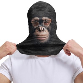 Kiyrnie Balaclava Face Mask Men Women 2 Hole Thin Full Mask Skull Motorcycle Cycling Raves