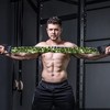 Workout Stretch Bands,3-Hole Resistance Stretcher - Adjustable 3-Hole Resistance Stretcher