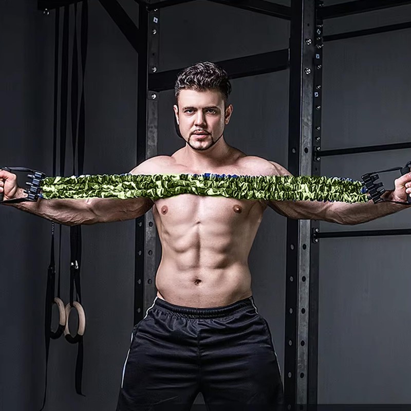 Workout Stretch Bands,3-Hole Resistance Stretcher - Adjustable 3-Hole Resistance Stretcher