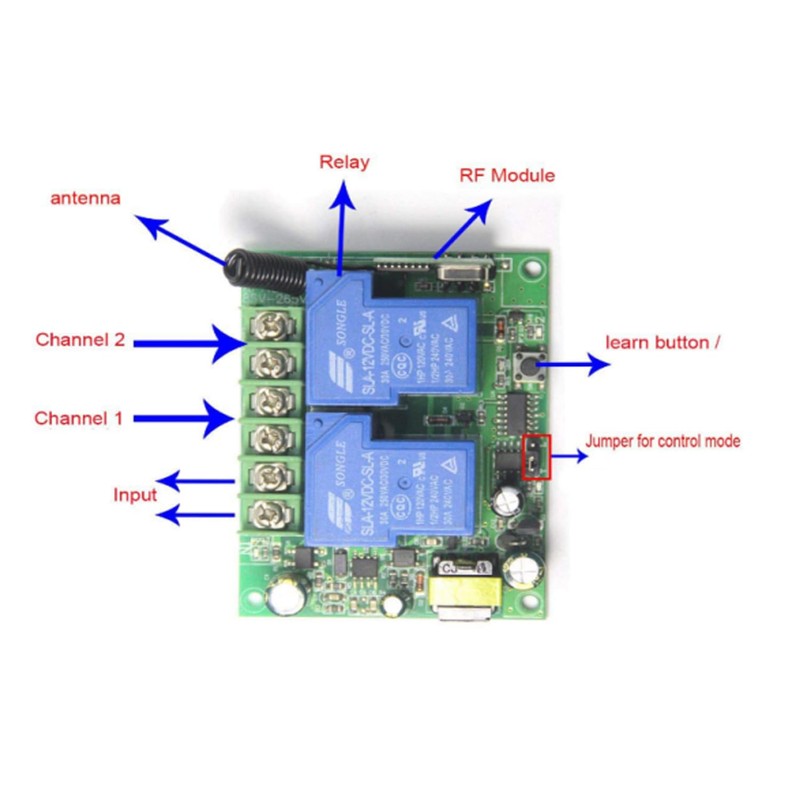 Wireless Remote Control high-Power AC 110V/220V Wireless Remote Switch 30A