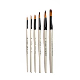 Studio 22 Titanium Series Round Watercolour Paint Brush Set of 6
